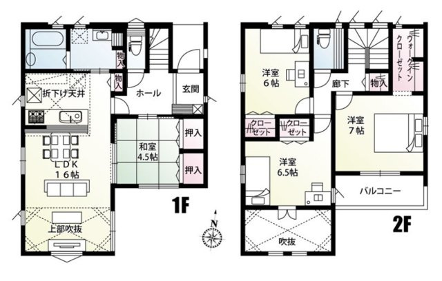 [新築住宅] 坂戸市鎌倉町 全6区画の間取り