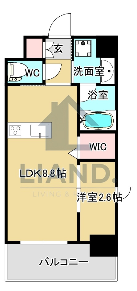 アルティザ博多ベイコート　博多小学校区の間取り|アルティザ博多ベイコート