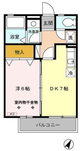 クローカス　Iの間取り