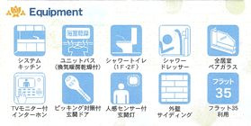 海老名市浜田町第2　新築一戸建て　1号棟の設備|設備仕様
