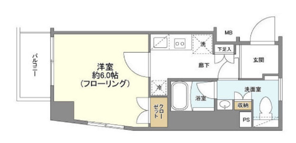 プレール・ドゥーク大森Ⅱの間取り|間取り