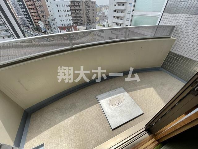 ビクセル西日暮里のバルコニー