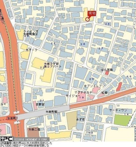 ラ・レジダンス・ド・ラフィネの地図