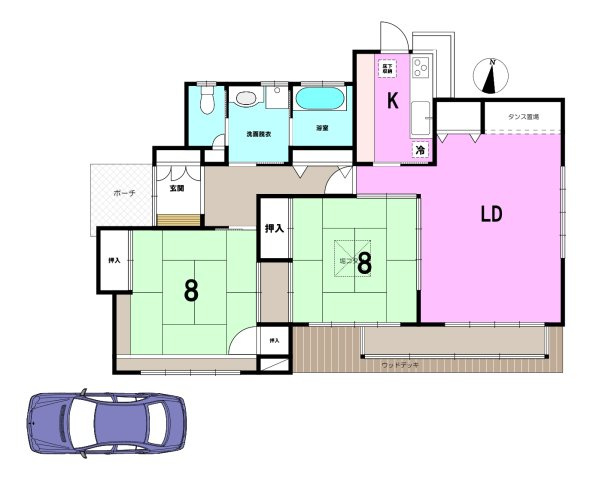 中古戸建の間取り