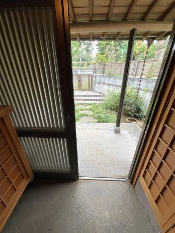 中古戸建の玄関