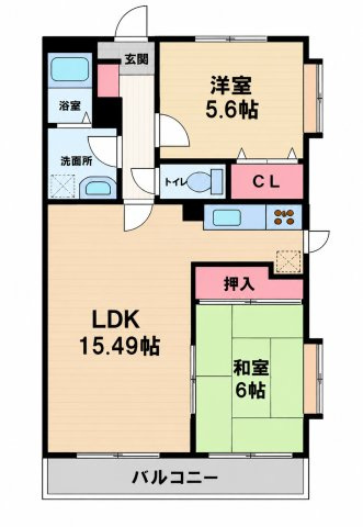 フルール98の間取り