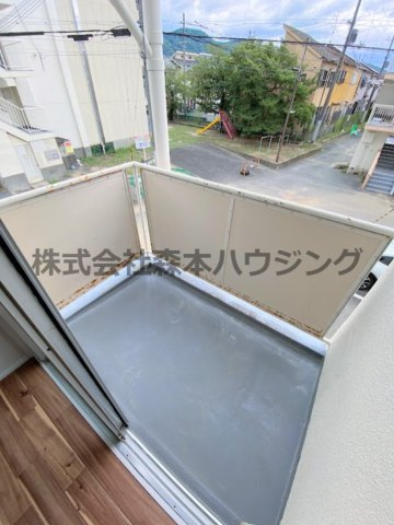 【バルコニー】 | 　ビレッジハウス私部3号棟 | お洗濯にも便利なバルコニー付き