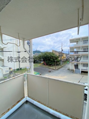 【展望】 | 　ビレッジハウス私部3号棟 | 室内からの眺望です