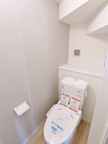 新築戸建・新築建売　郡山市緑町2期　桃見台小・第五中のトイレ|各階にございますので、朝の混雑時や夜中の利用も安心です！