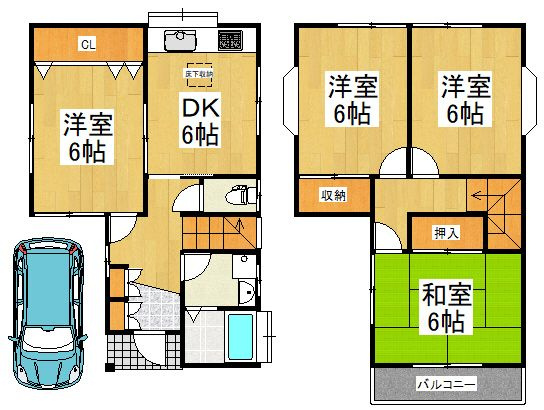 【間取り】 | 北本市戸建