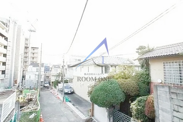 クレール三宿A棟のバルコニー|眺望です。