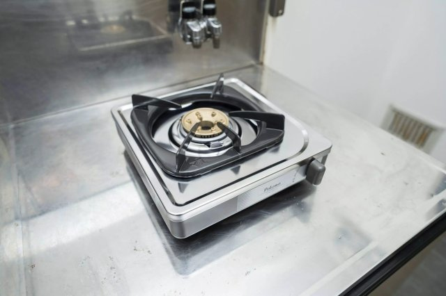 AP627 コーポ三愛のキッチン|キッチンでお料理をお楽しみください