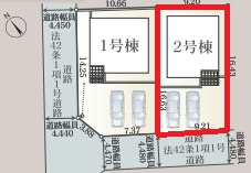 【区画図】 | CRADLE GARDEN古河市新久田　第1 | 【全2棟】各棟の詳細はお気軽にお問い合わせください。
