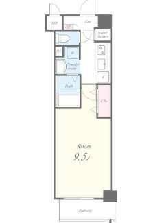 練馬区北町２丁目の賃貸マンションの間取り