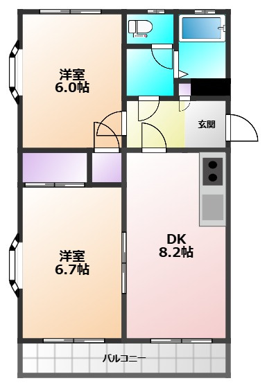第二フジビルの間取り