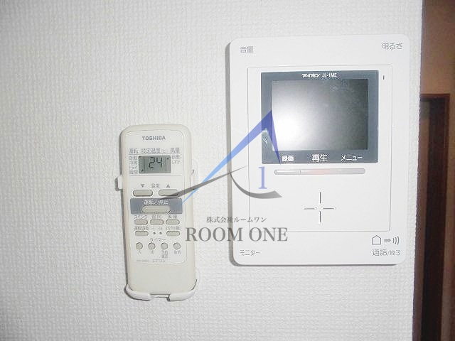 ヴィラ世田谷のセキュリティ|モニター付インターホンです。