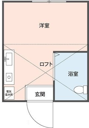 ヴィラ世田谷の間取り|間取りです。