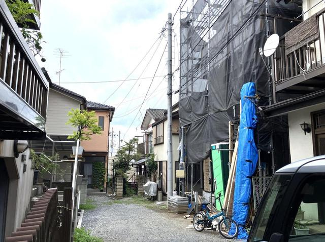 ふじみ野市北野第6期　新築戸建の前面道路含む現地写真