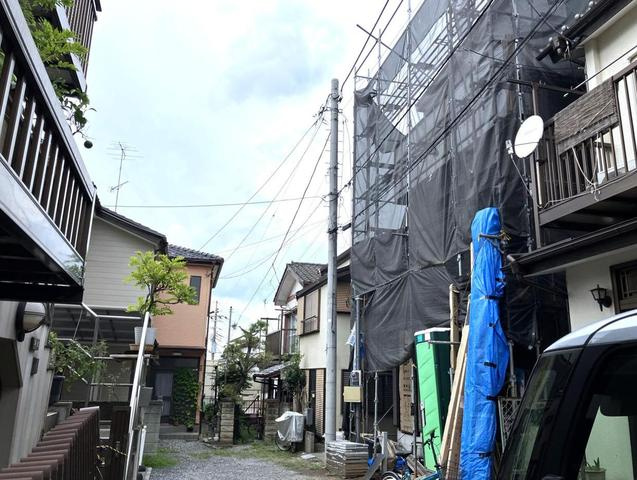 ふじみ野市北野第6期　新築戸建の前面道路含む現地写真
