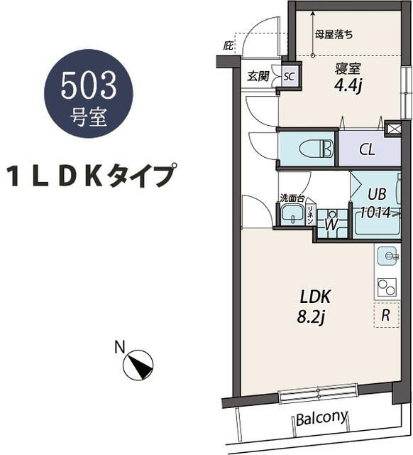 クリスタルコート大山の間取り