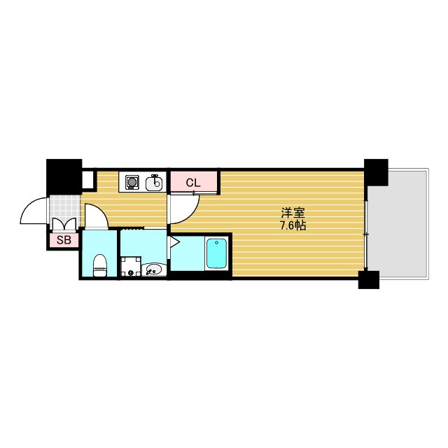 comforespa新大阪の間取り