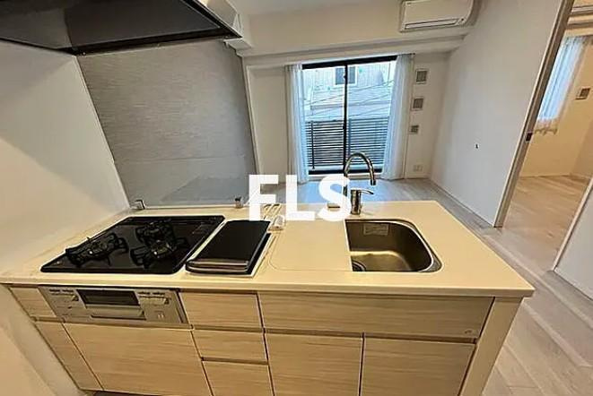 新宿区市谷左内町の賃貸マンションのキッチン