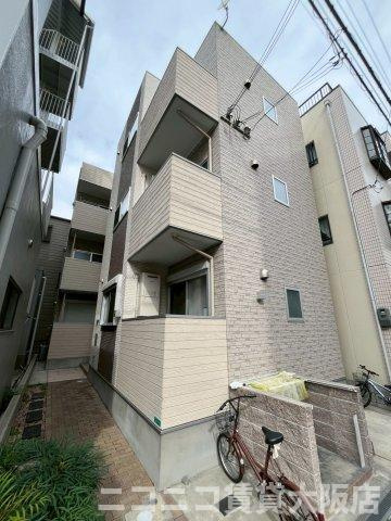 大阪市港区三先１丁目のアパートの外観