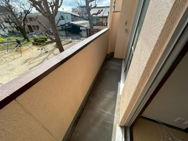 魚真マンションのバルコニー