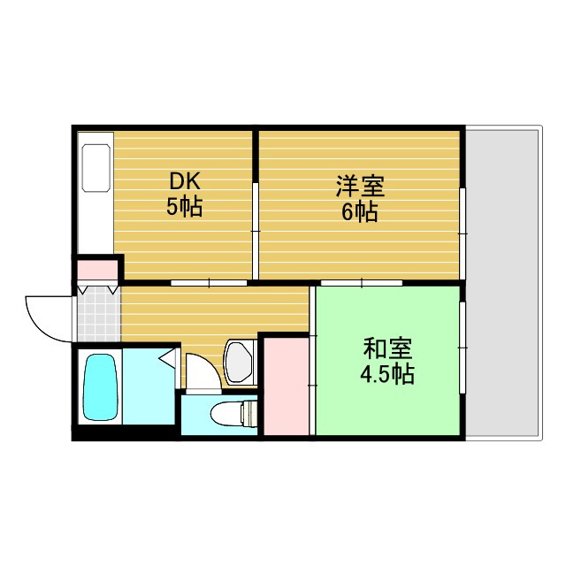 魚真マンションの間取り