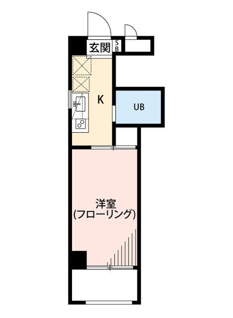 ハリミングアパートメントの間取り
