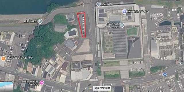阿南市富岡町トノ町　売土地の周辺