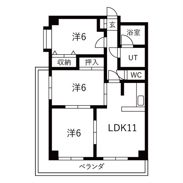花水木Ⅱの間取り