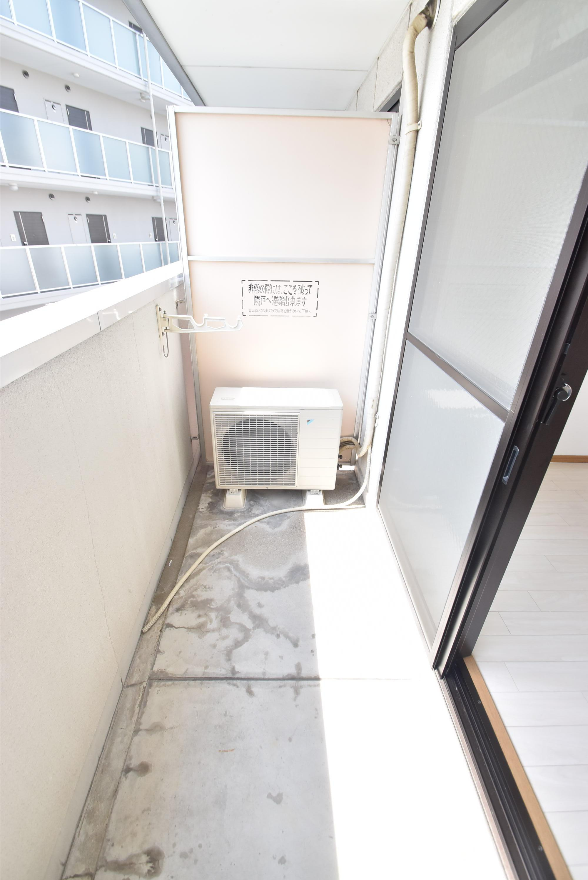 大阪市都島区中野町１丁目の賃貸マンションのバルコニー