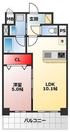 【間取り】 | ラフィネ北花田