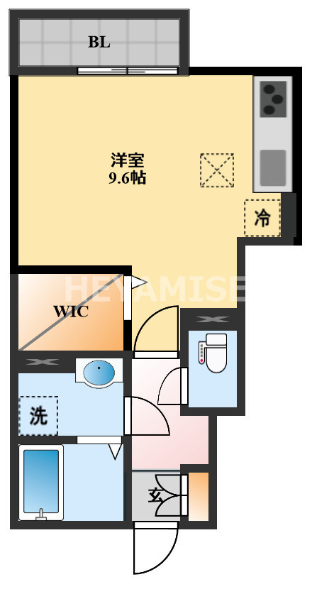 ウィットPSIの間取り