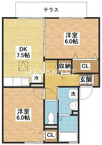 アメニティ裕の間取り