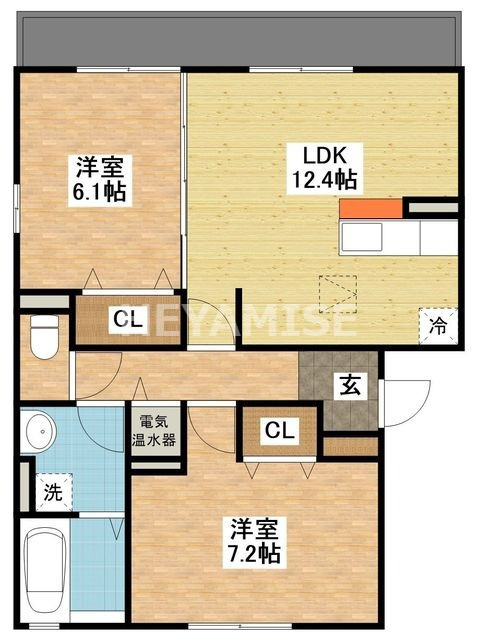 ロイヤルガーデン木場の間取り