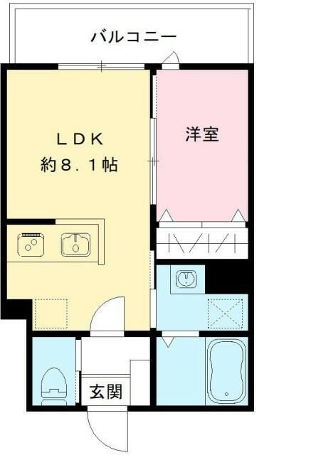ハーモニー二葉の間取り|間取りです。