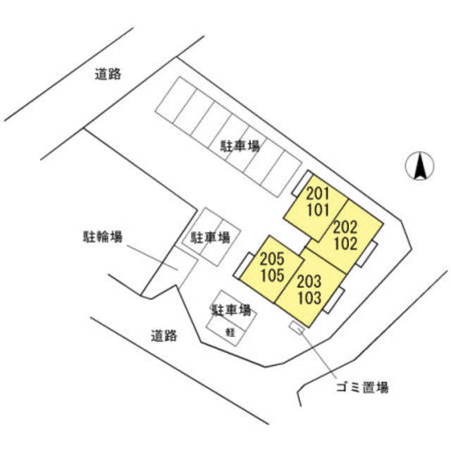 ラ　プリミエール　エストワールの区画図