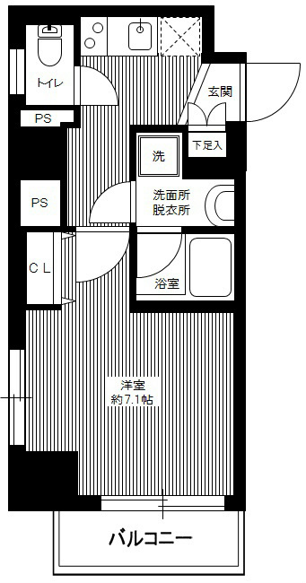 HY's両国 の間取り|間取りです。