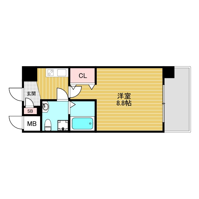 CASSIA十三の間取り