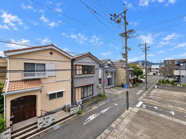 売中古戸建　焼津市本町６丁目の前面道路含む現地写真|住宅街ですが、見晴らしがいいです！