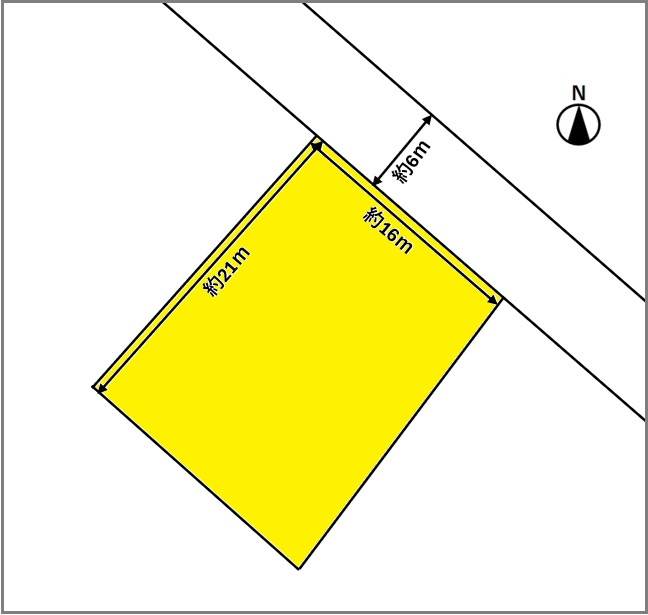 姶良市永池町22‐21土地の土地図