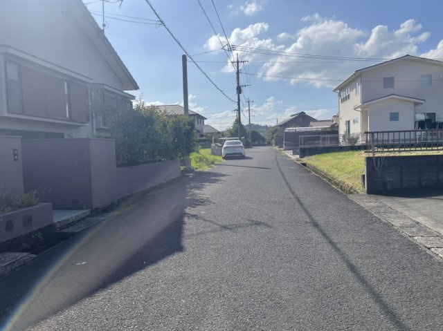 姶良市永池町土地の前面道路含む現地写真