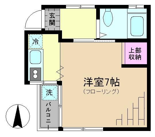 新宿区百人町２丁目物件の間取り