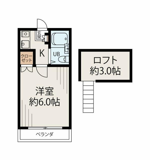 サンパレス市川の間取り