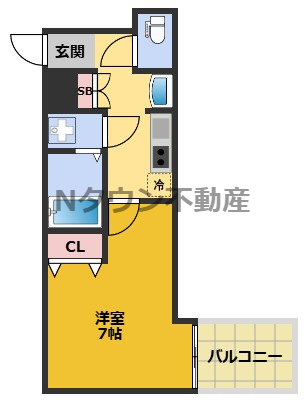 【間取り】 | レジデンス名古屋千代田 | 間取りです。