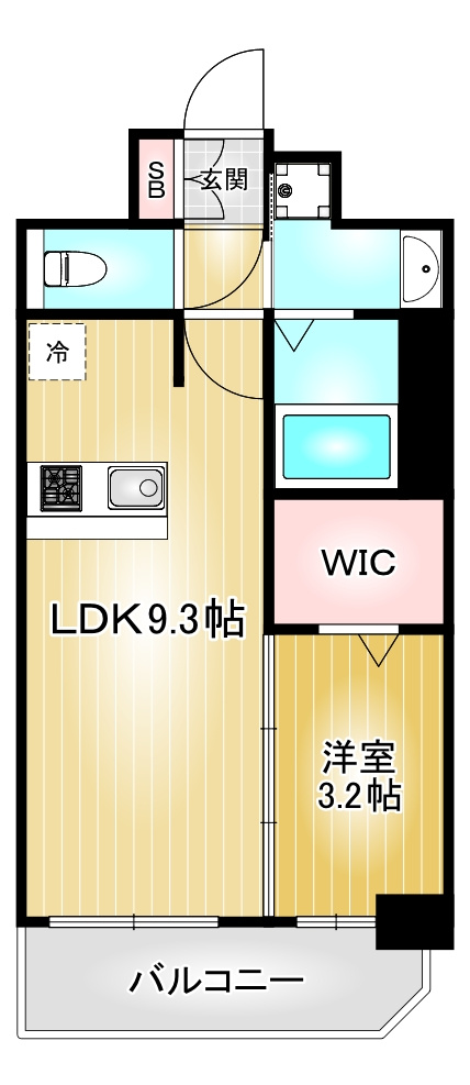 プレサンスNAGOYA覚王山|名古屋市の賃貸ならMy賃貸の間取り|プレサンスNAGOYA覚王山