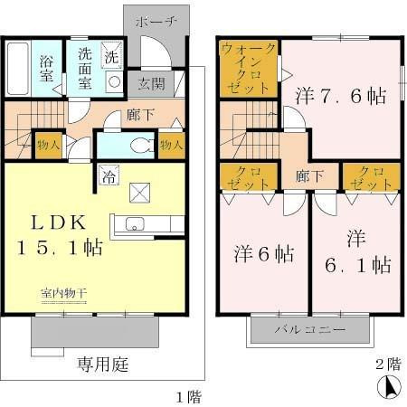 ソレイユ清水通の間取り|☆神戸市垂水区　ソレイユ清水通☆