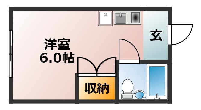 サニーパレス五色山の間取り|お家賃抑え目☆神戸市垂水区　サニーパレス五色山　賃貸☆